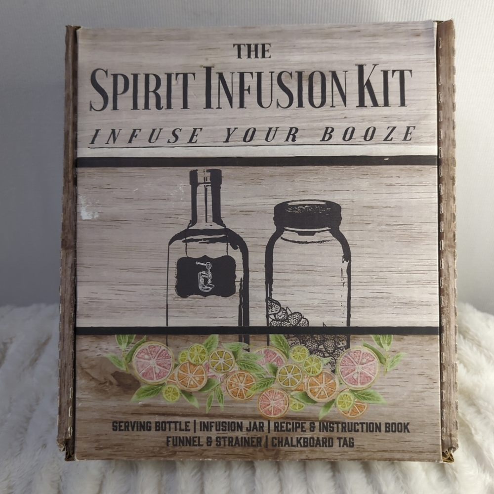 NIB The Spirit Infusion Kit Infuse Your Booze Includes Recipe & Instruction Book